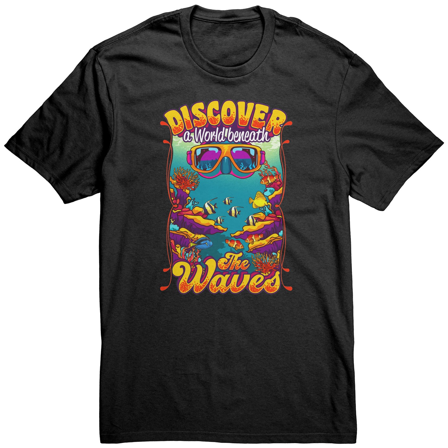 Discover A World Beneath The Waves - Snorkeling Snorkel T-Shirt