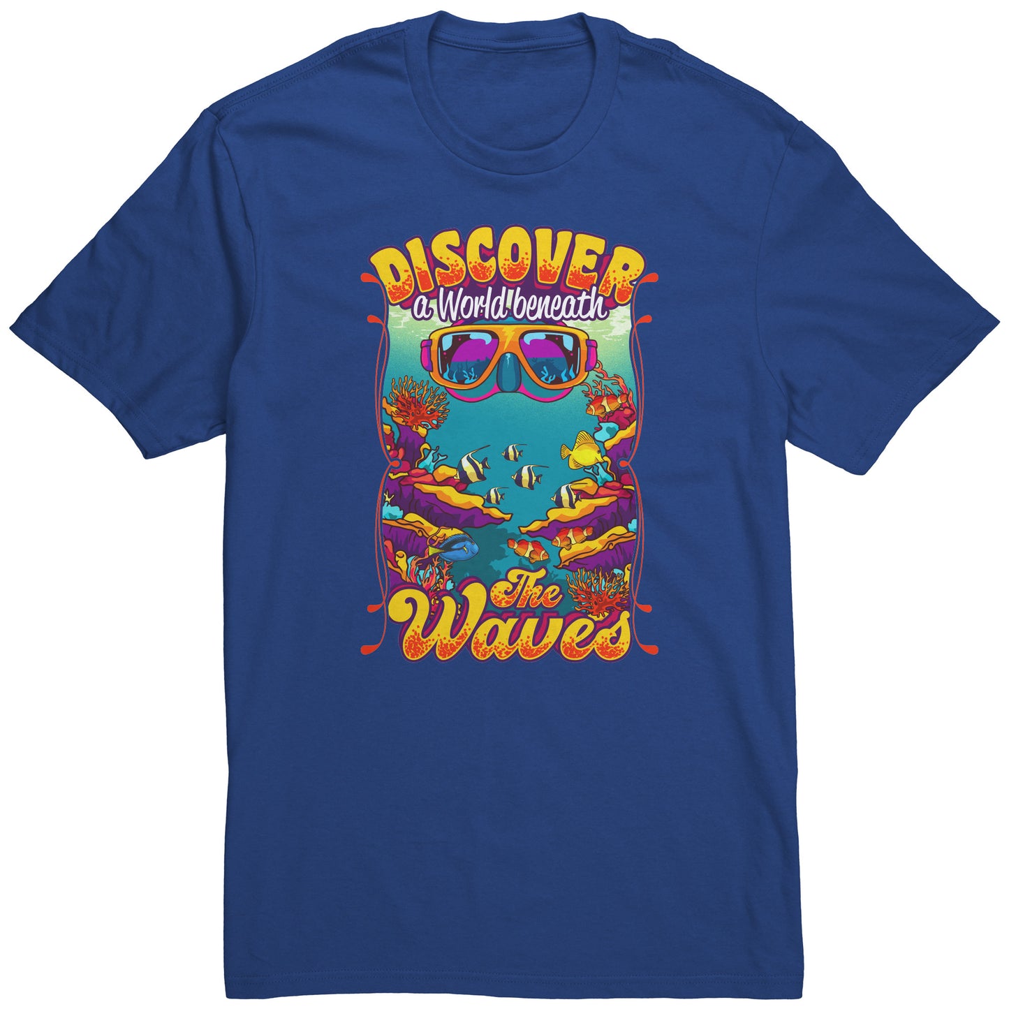 Discover A World Beneath The Waves - Snorkeling Snorkel T-Shirt