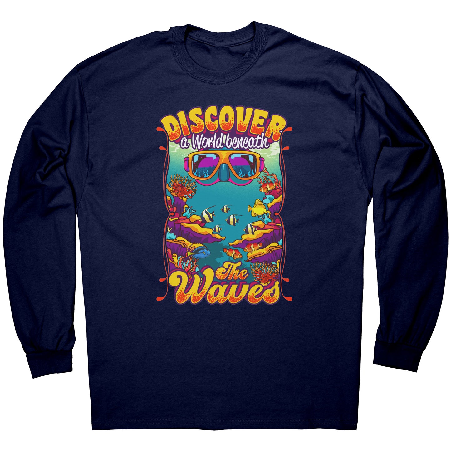 Discover A World Beneath The Waves - Snorkeling Snorkel T-Shirt