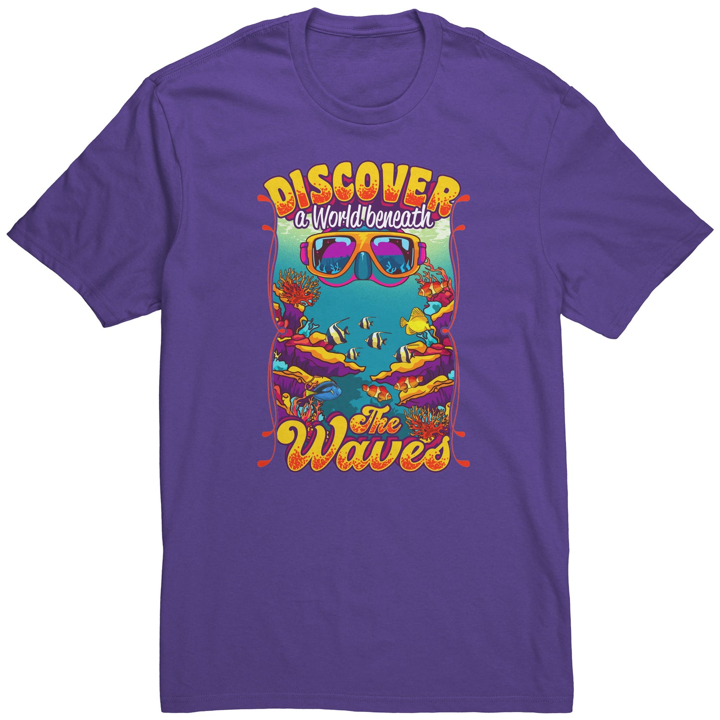 Discover A World Beneath The Waves - Snorkeling Snorkel T-Shirt