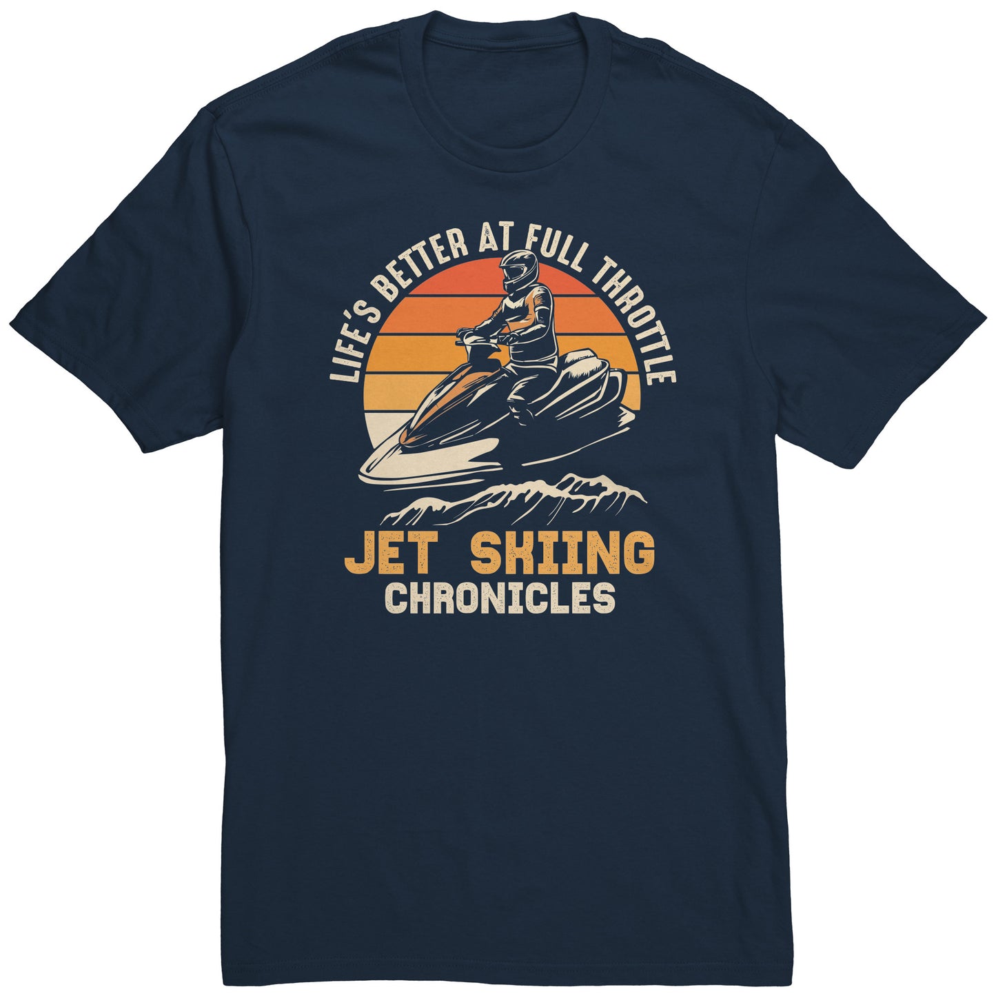 Vintage Jetski Attire Jet Skiing T-Shirt