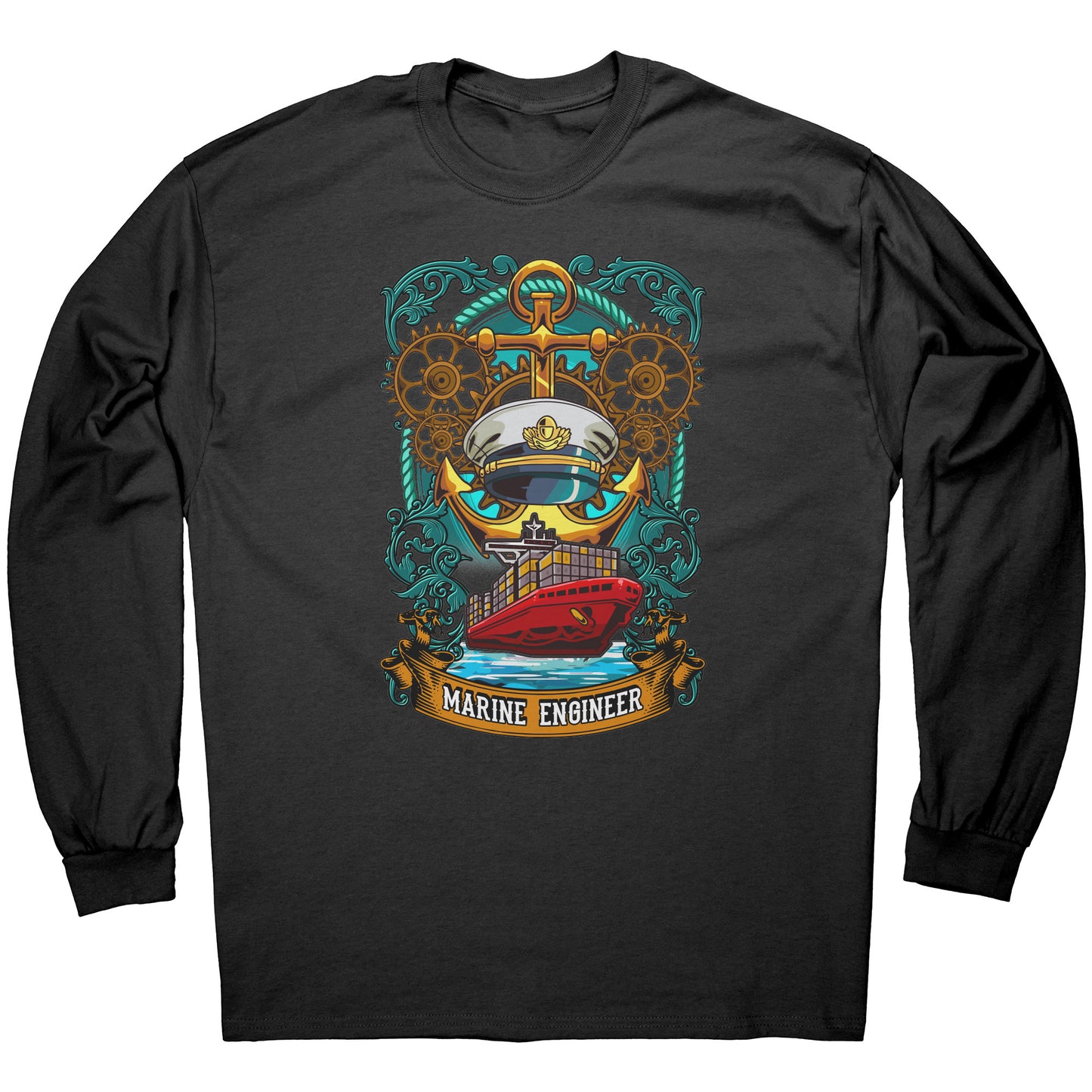 Mariner Anchor Engine Gears Sailors Apparel & T-Shirt
