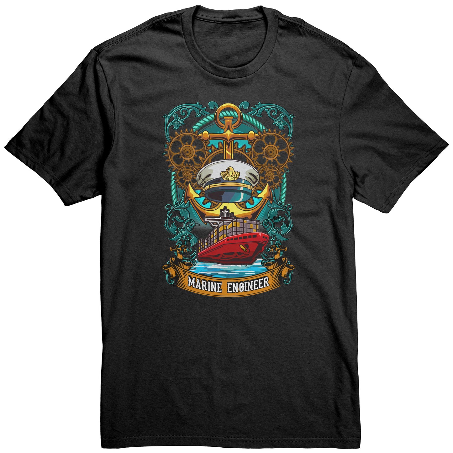 Mariner Anchor Engine Gears Sailors Apparel & T-Shirt