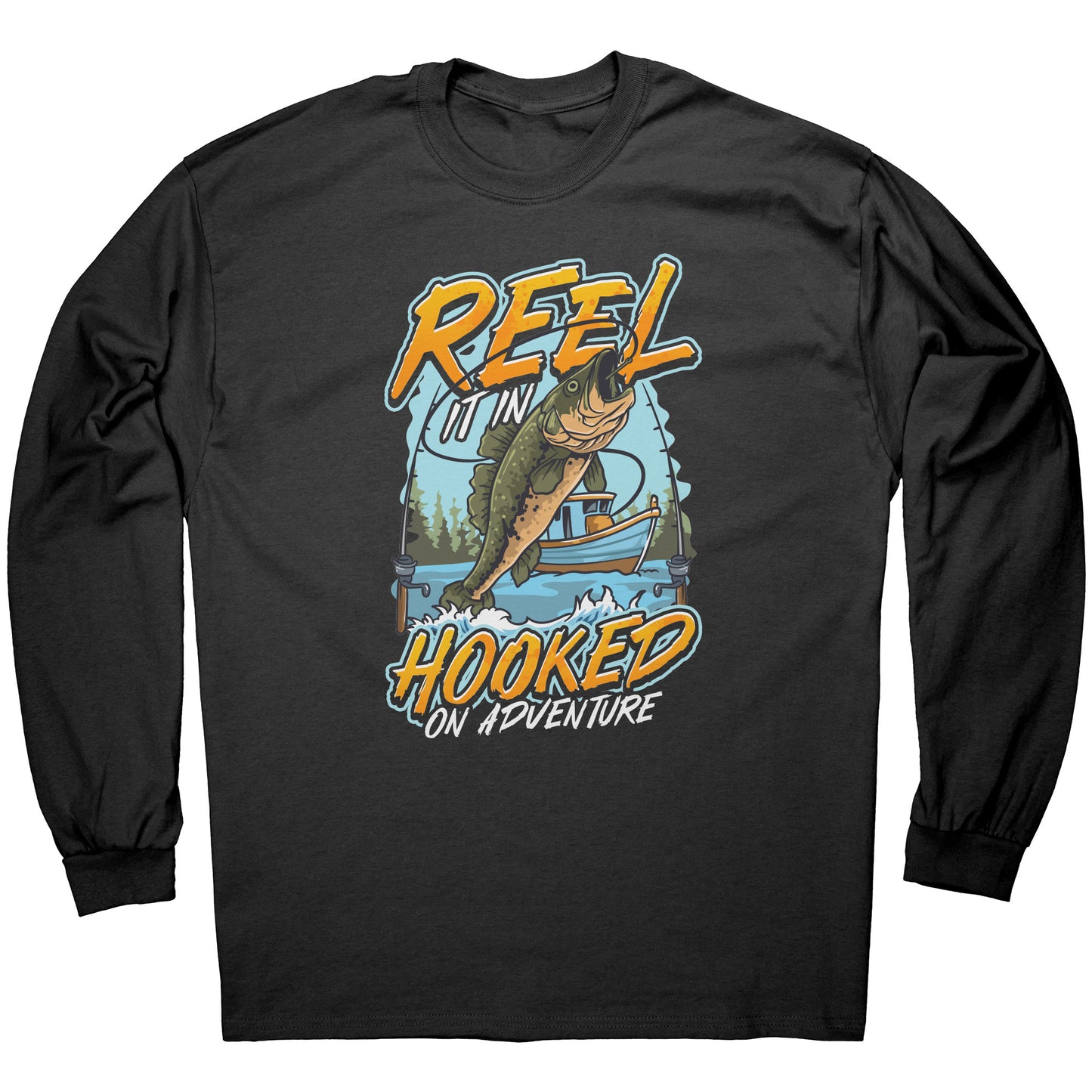 Cool Bass Fishing Graphic Clothing T-Shirt