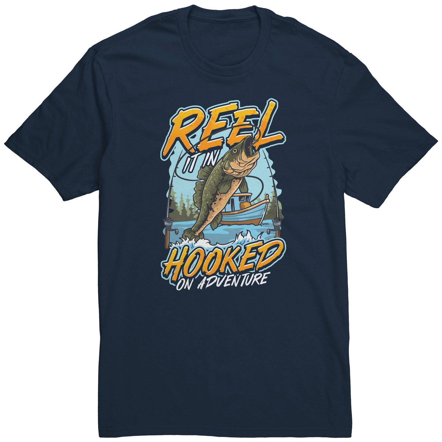 Cool Bass Fishing Graphic Clothing T-Shirt