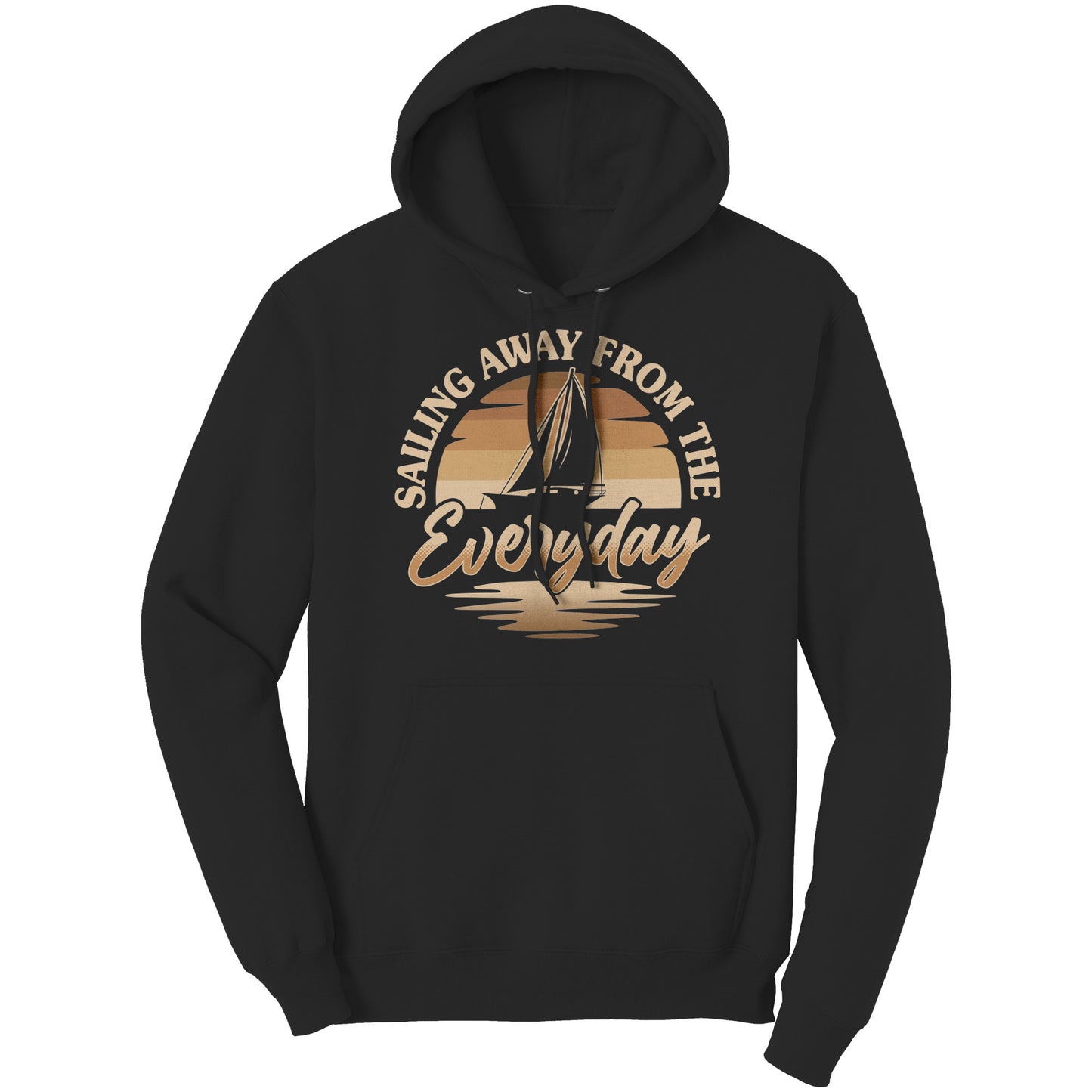 Humor Retro Sunset Boat T-Shirt