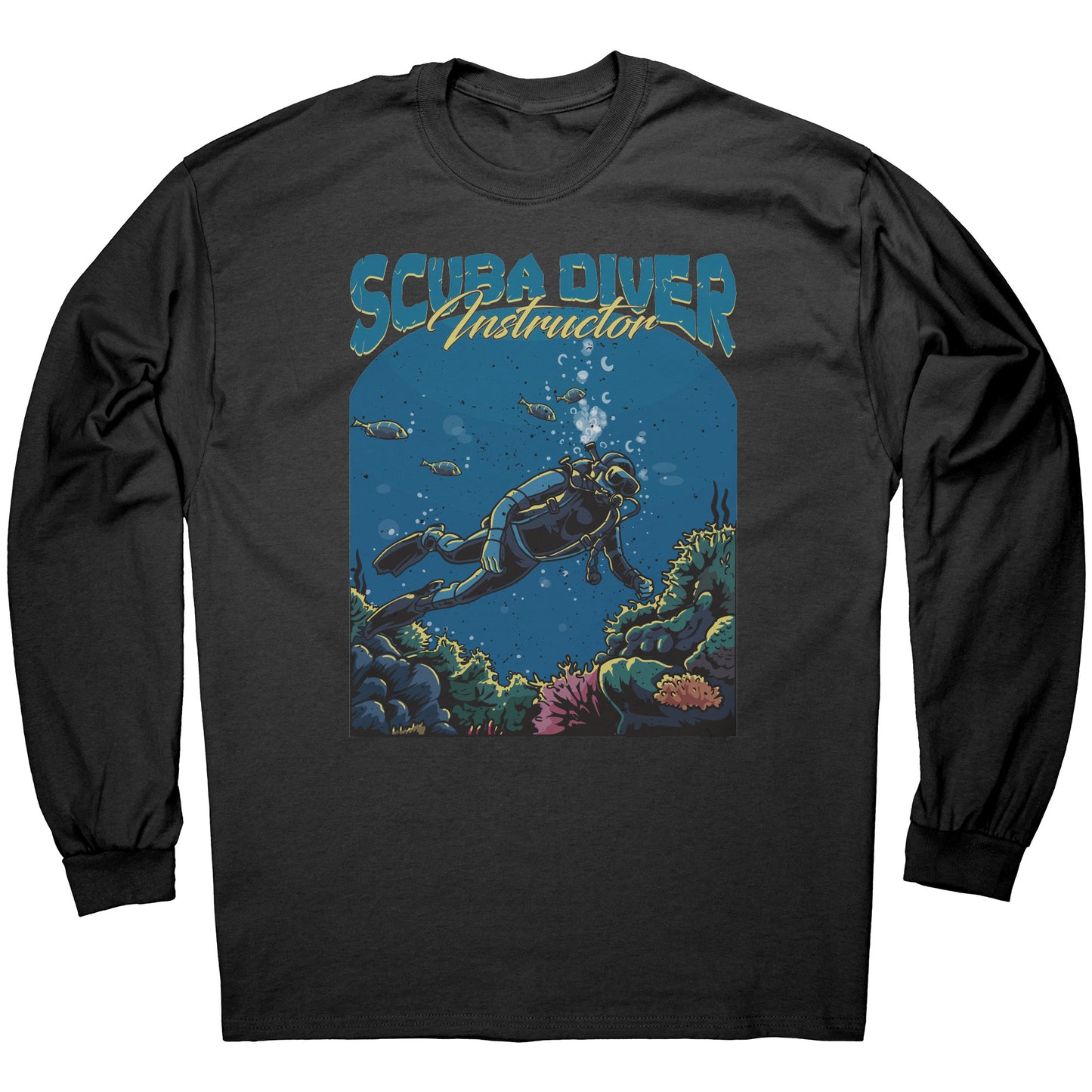 Scuba Diver Instructor - Scuba Diving Dive Coach Apparel T-Shirt