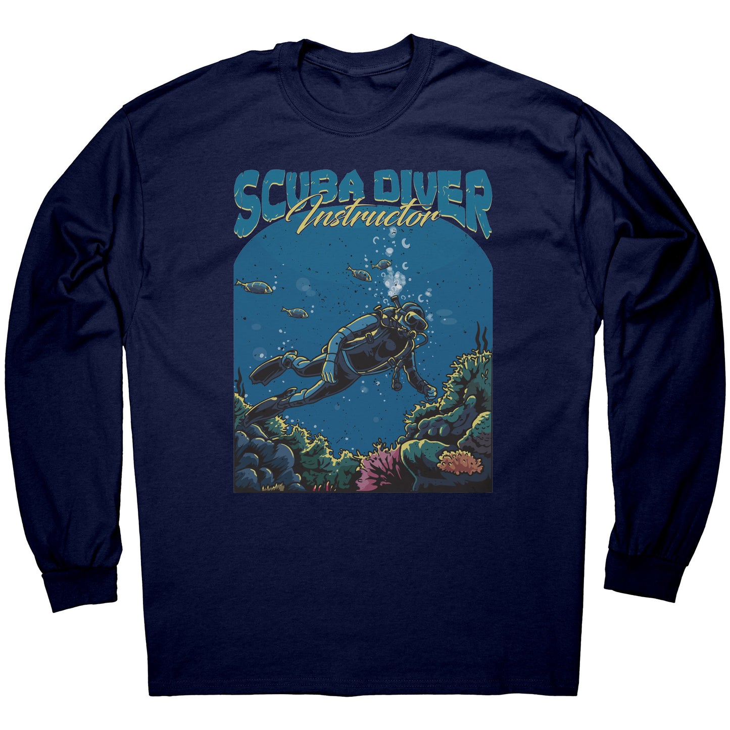 Scuba Diver Instructor - Scuba Diving Dive Coach Apparel T-Shirt