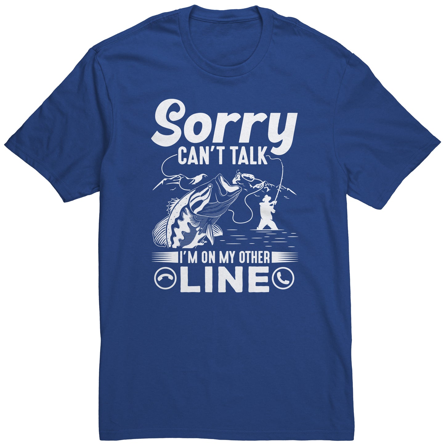 Funny Mens Fish Graphic T-Shirt