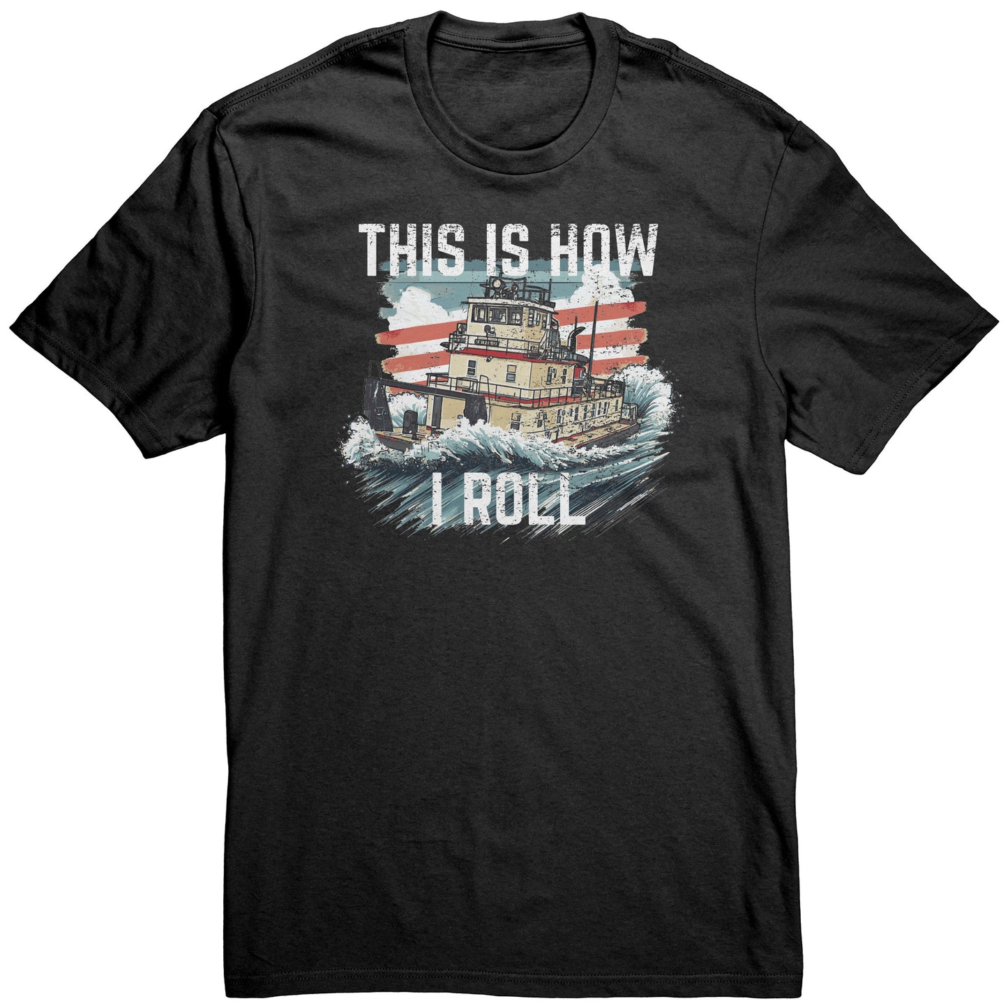 This Is How Towboaters Roll River Rat T-Shirt