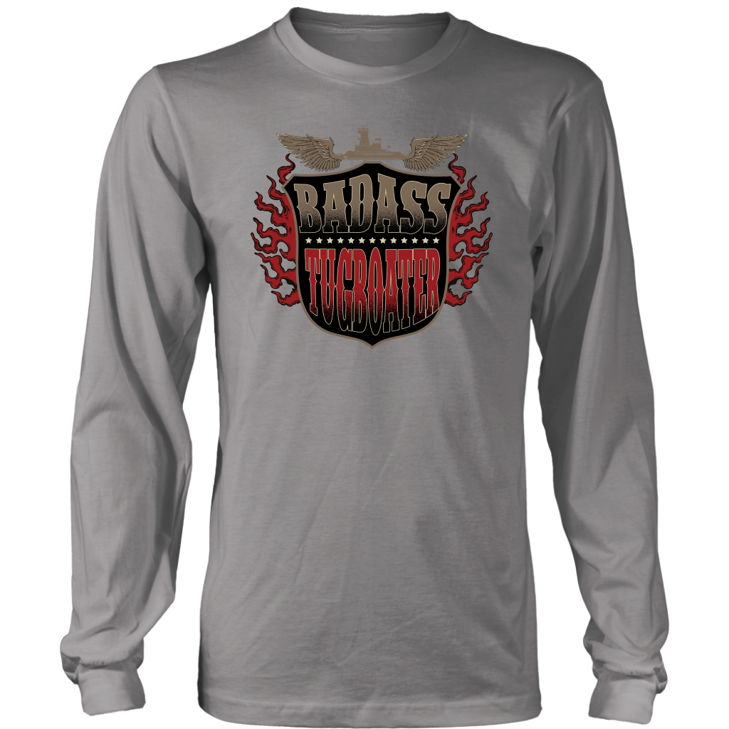 Badass Tugboater - River Life Apparel T-Shirt
