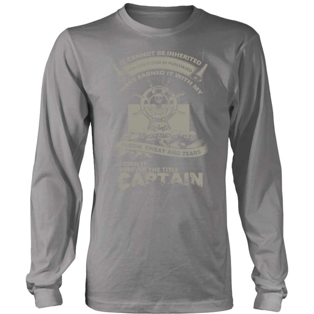 Towboat Captain Title Earned - Towboater Apparel T-Shirt