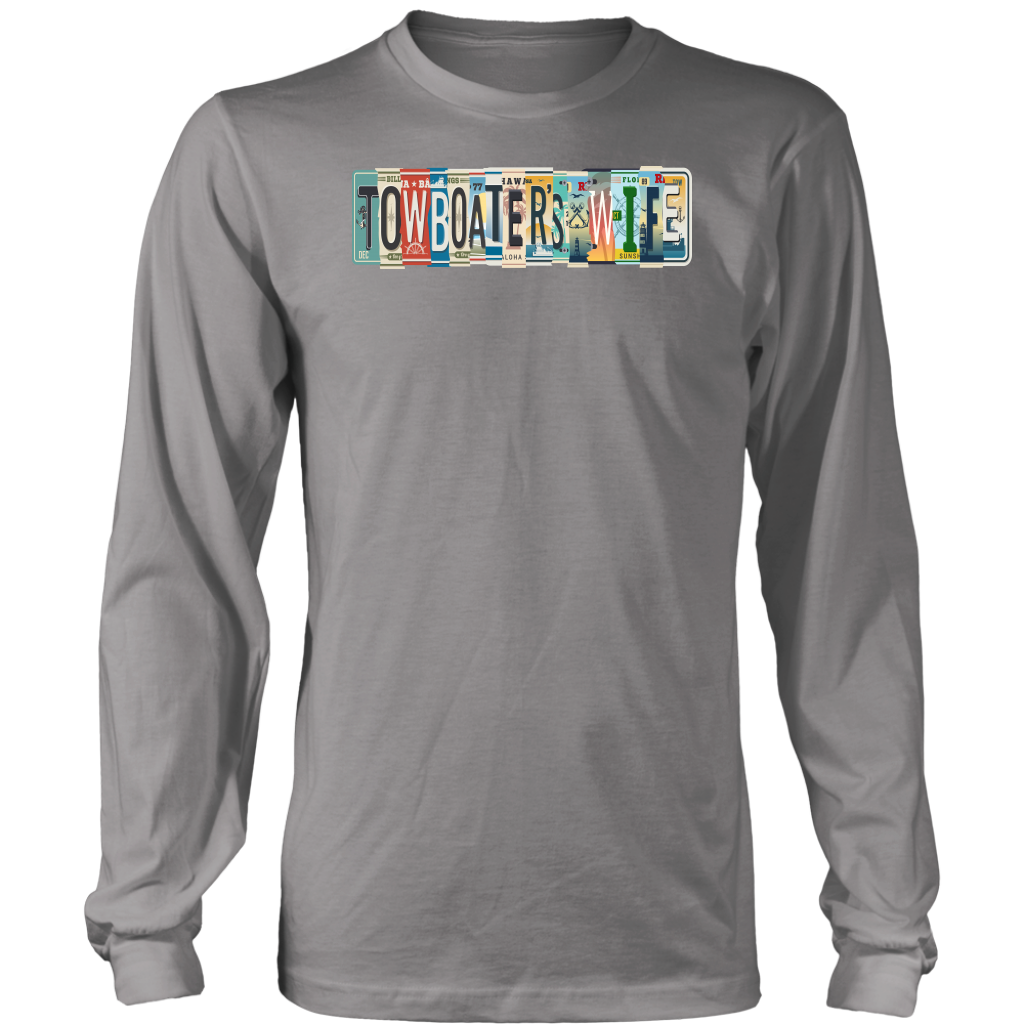 Towboater's Wife License Plate Shirt