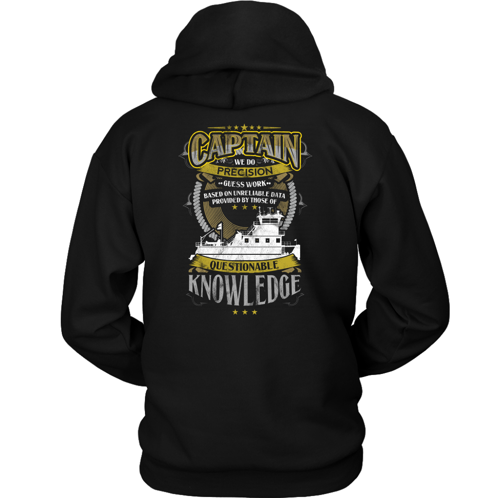 Funny We Do Precision Guess Work Towboat Captain T-Shirt