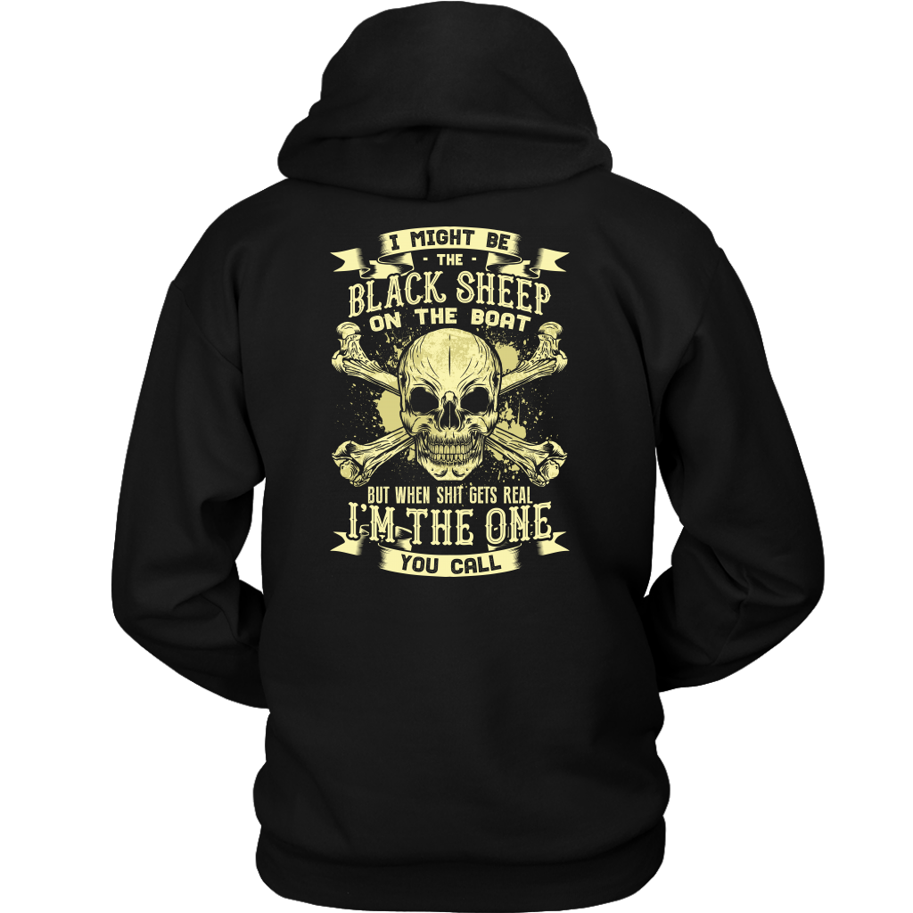 Black Sheep On The Boat - Funny Towboater T-Shirt