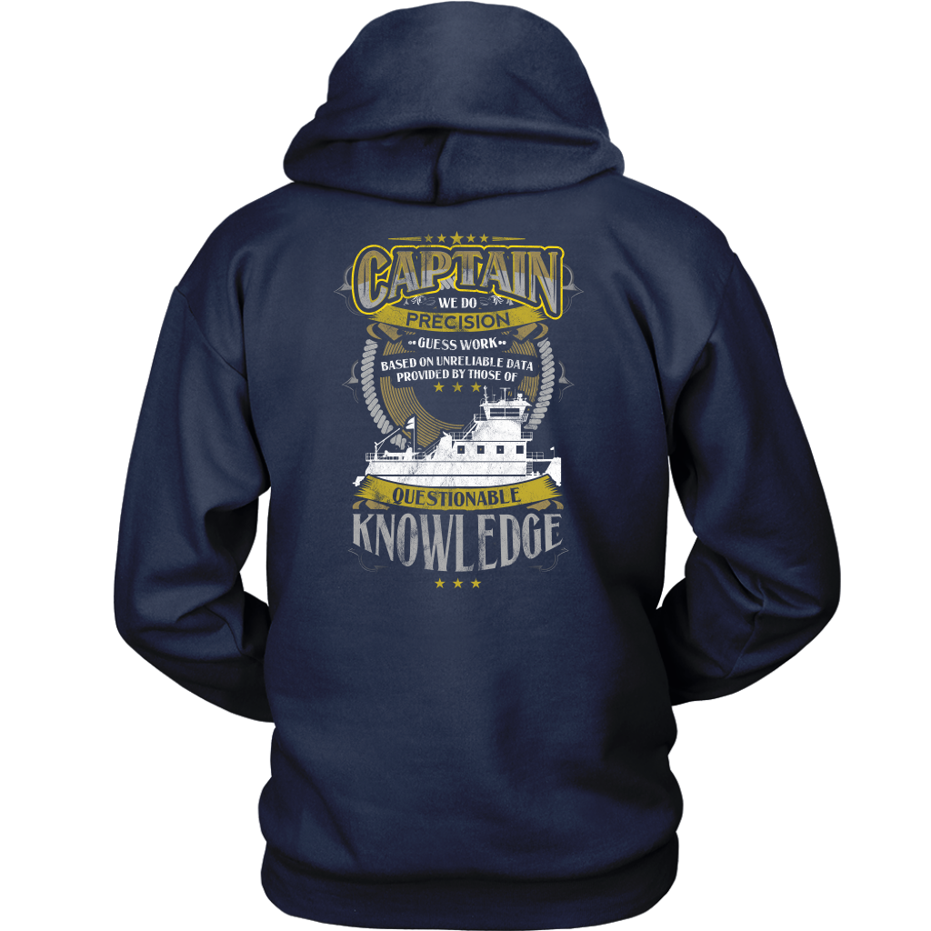 Funny We Do Precision Guess Work Towboat Captain T-Shirt