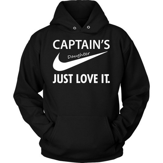 Funny Captain's Daughter Just Love It - Towboater T-Shirt