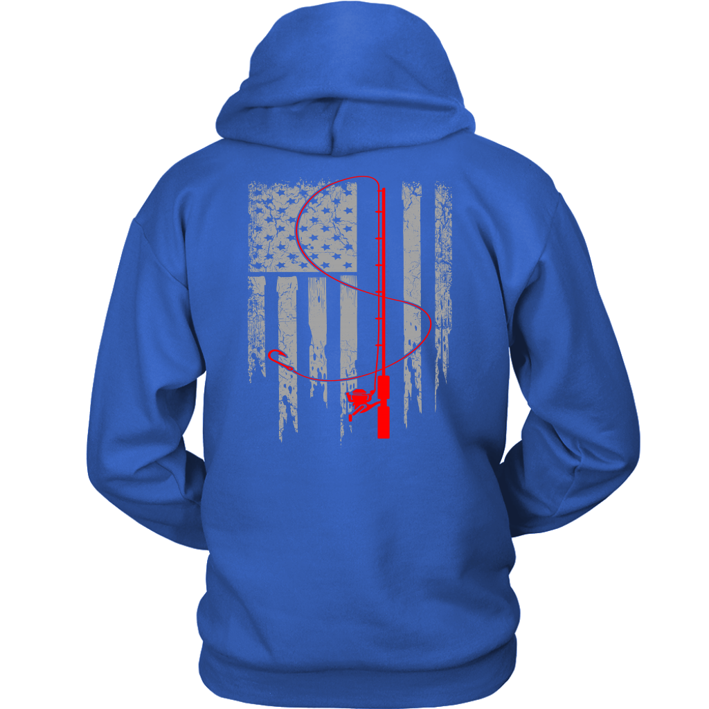 Patriotic Fishing Flag Tee - River Life Apparel