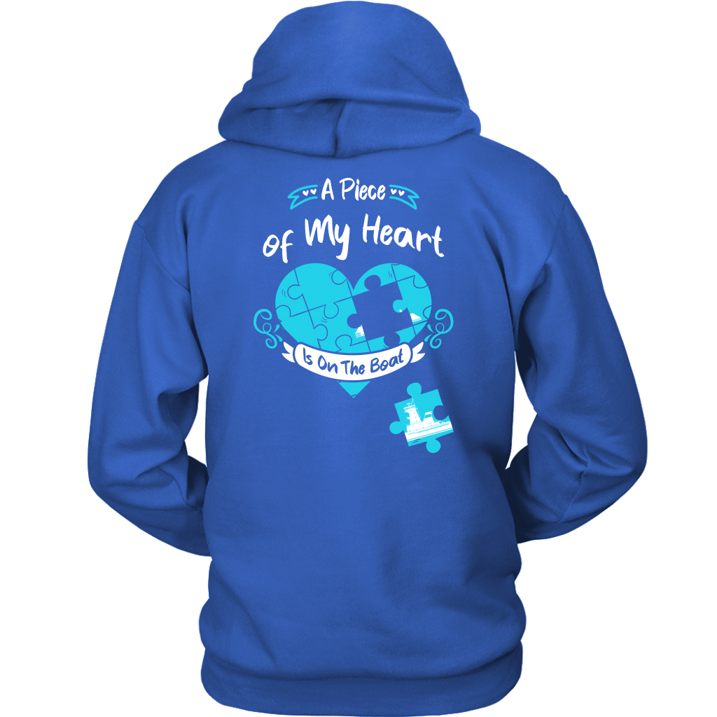 A Piece Of My Heart Is On The Boat - Towboater's Wife T-Shirt