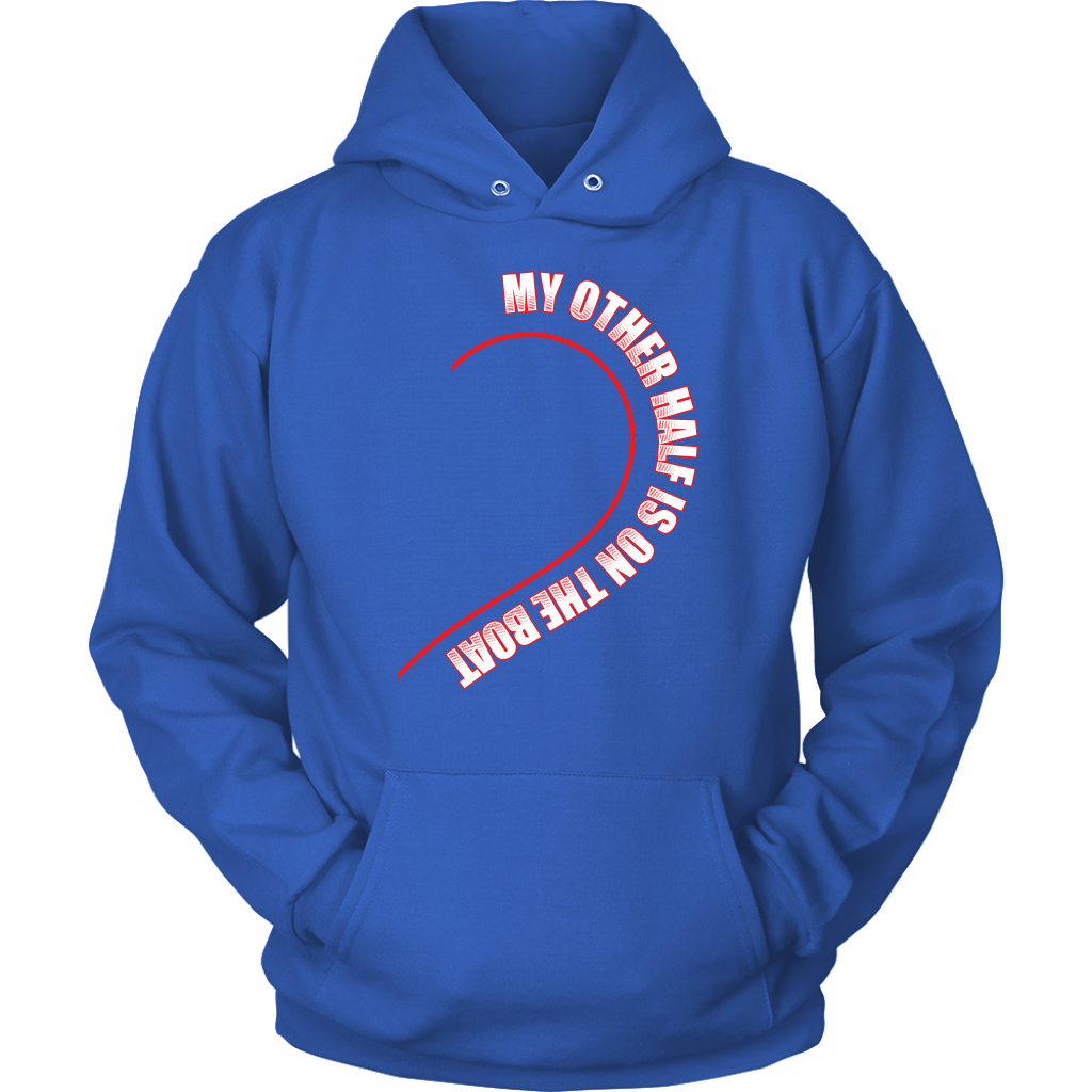 My Other Half Is On The Boat - Towboater Half Tees Apparel
