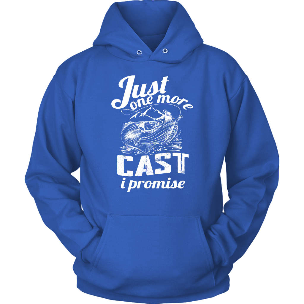 Just One More Cast I Promise - Funny Bass Fishing Men Graphic T-Shirt