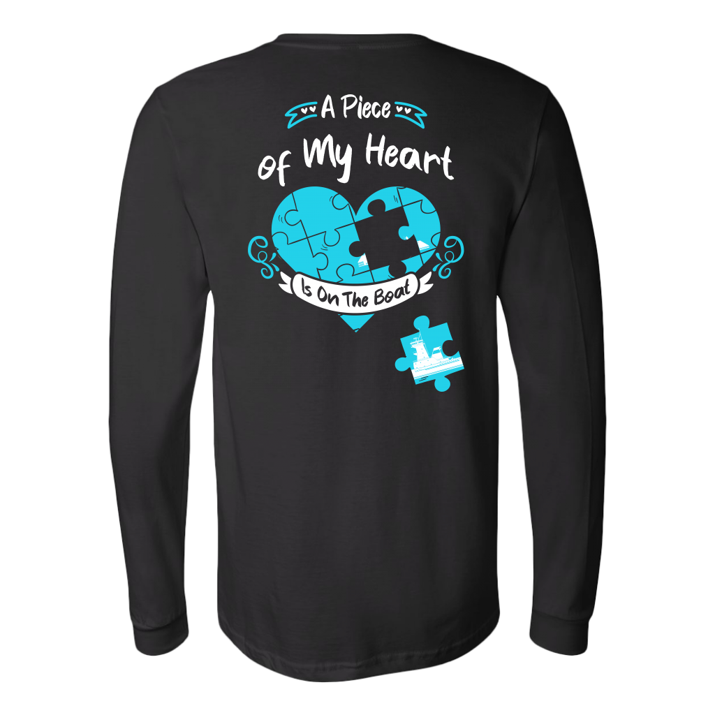 A Piece Of My Heart Is On The Boat - Towboater's Wife Longsleeve