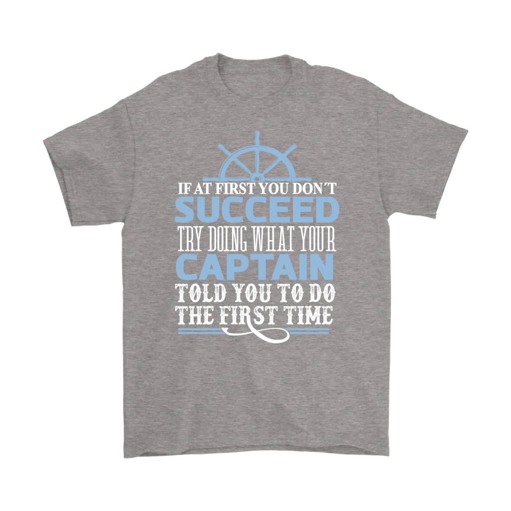 Listen To Your Boat Captain Towboater T-Shirt