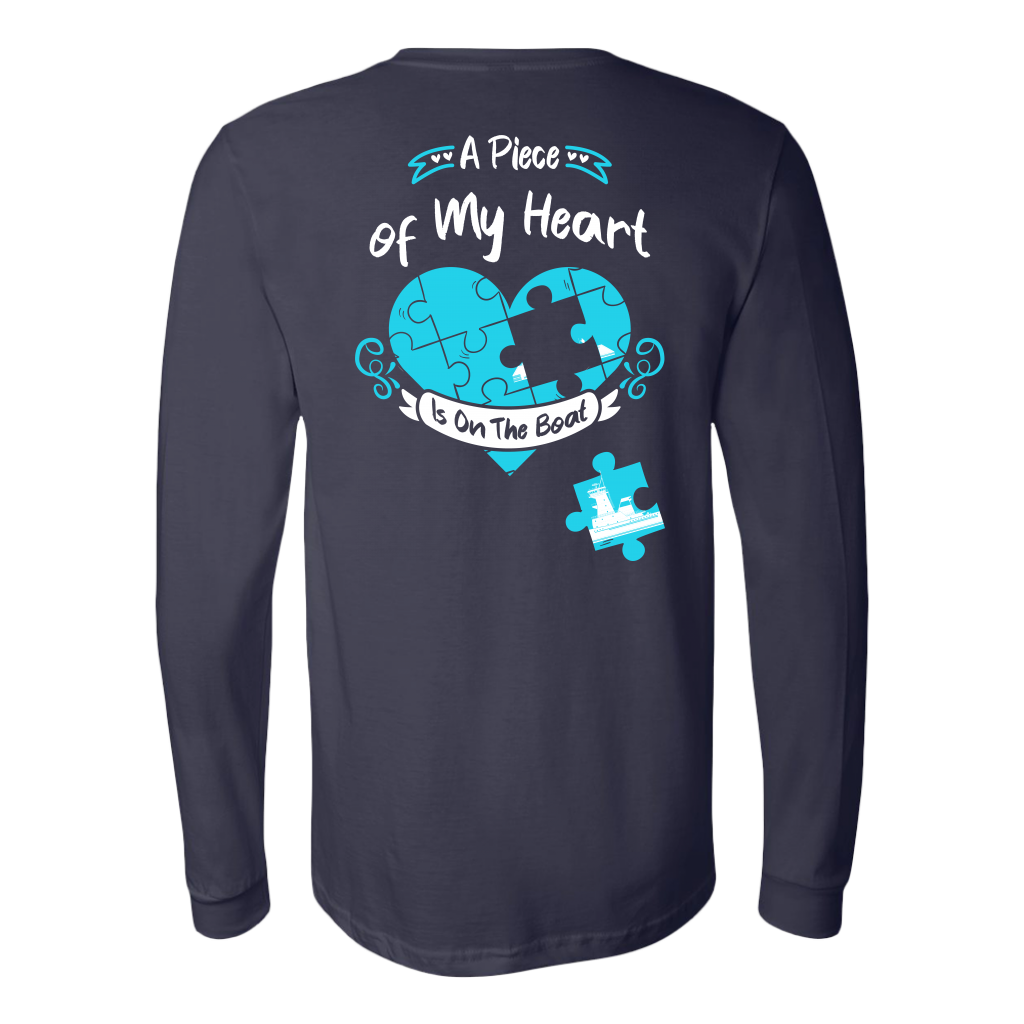 A Piece Of My Heart Is On The Boat - Towboater's Wife Longsleeve