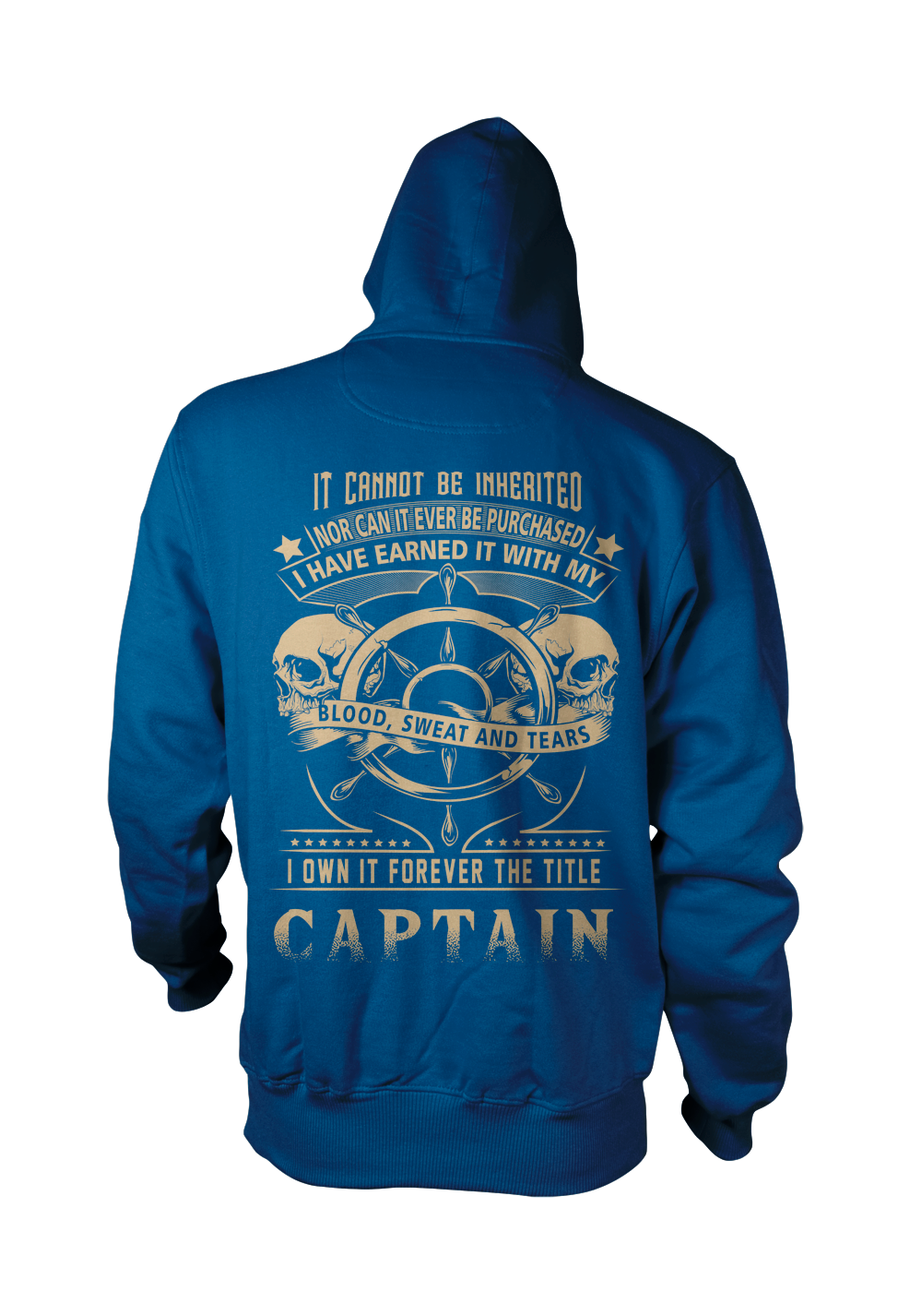 Buy Captain Title Earned Towboater Hoodie