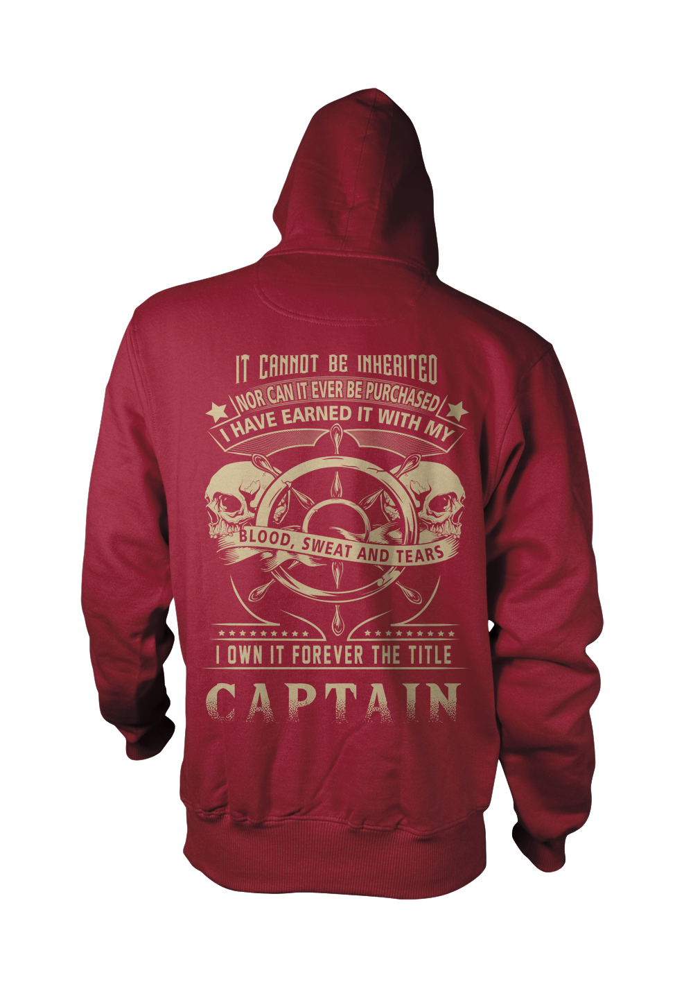 Buy Captain Title Earned Towboater Hoodie
