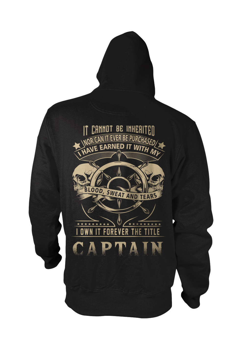 Buy Captain Title Earned Towboater Hoodie