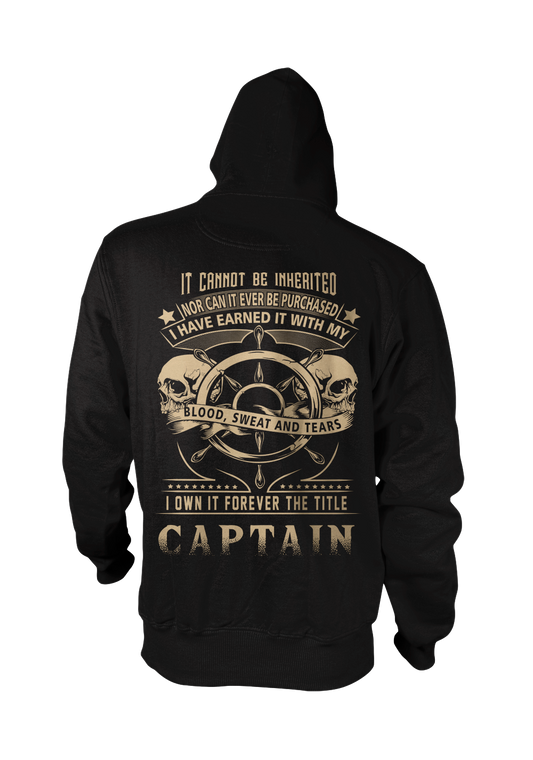 Buy Captain Title Earned Towboater Hoodie
