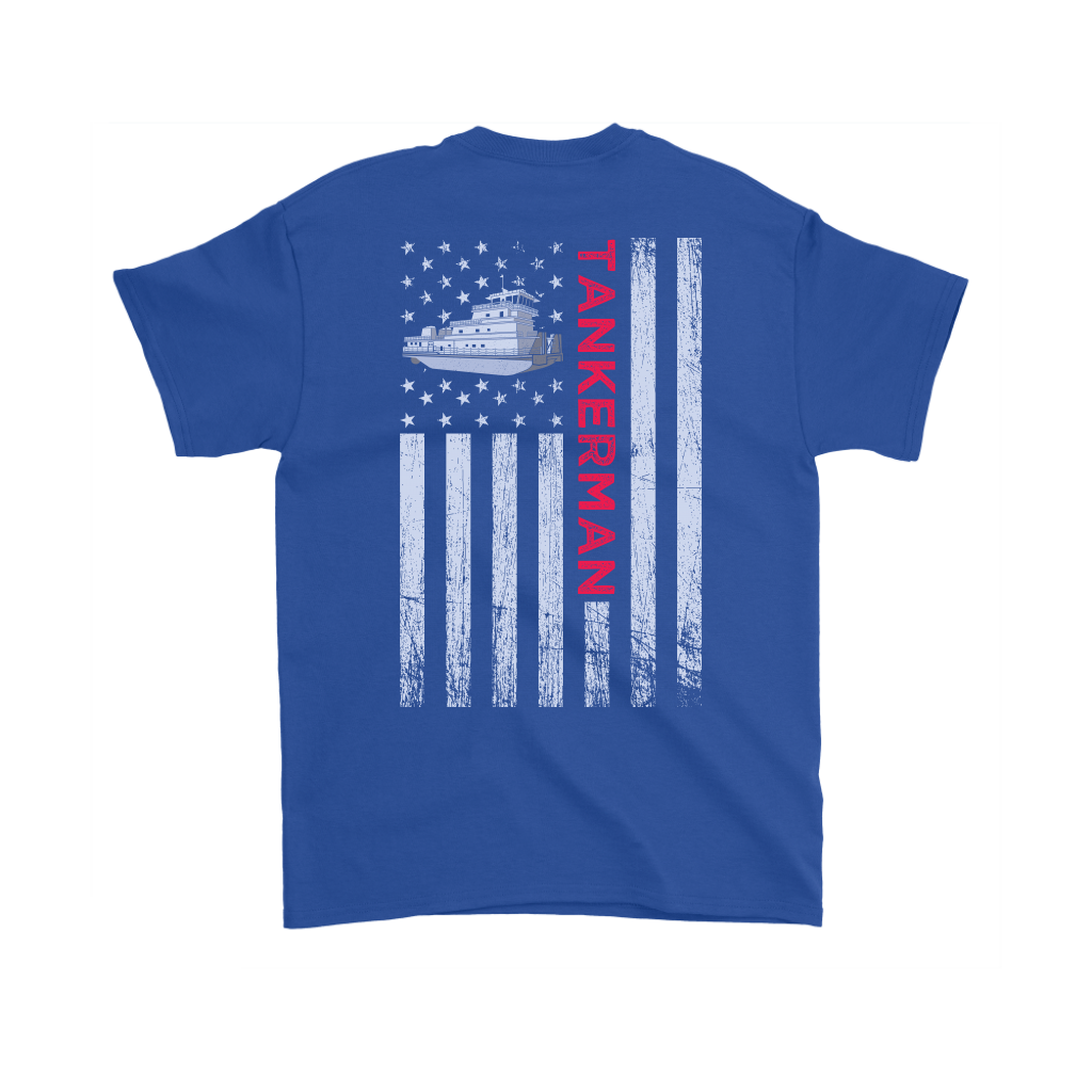 Patriotic Towboater Tankerman Shirt Design