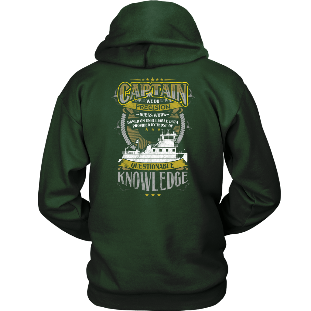 Funny We Do Precision Guess Work Towboat Captain T-Shirt