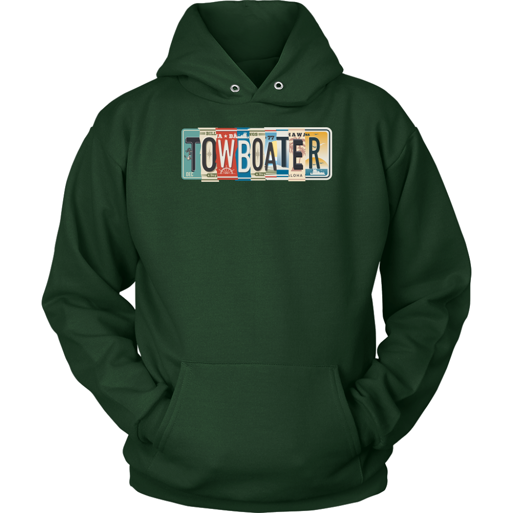 Towboater License Plate Tees