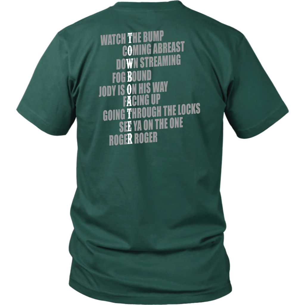 Towboaters Lingos Tees - Back design