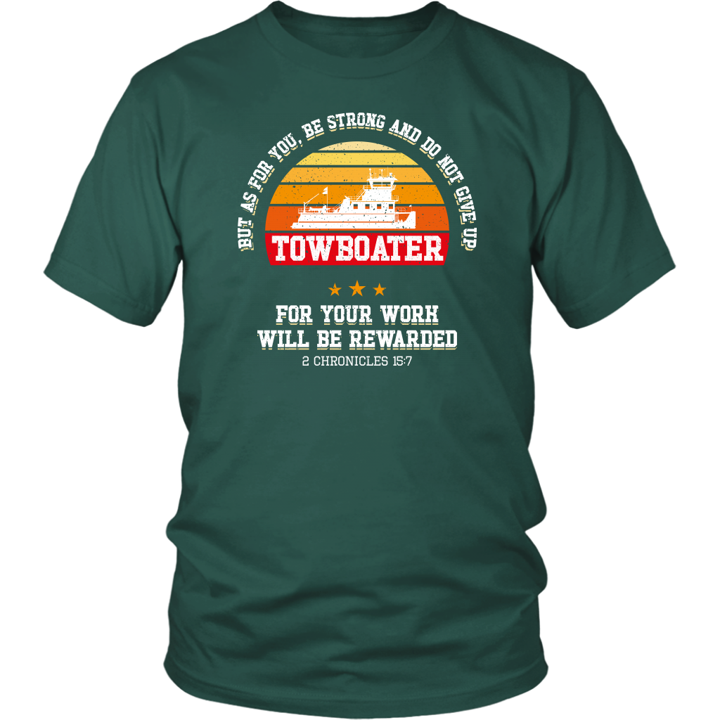 Towboater Motivational Quote Vintage Retro 2021 Tshirt