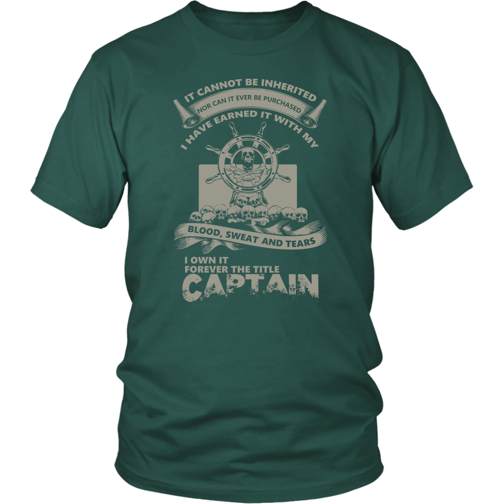 Towboat Captain Title Earned - Towboater Apparel T-Shirt