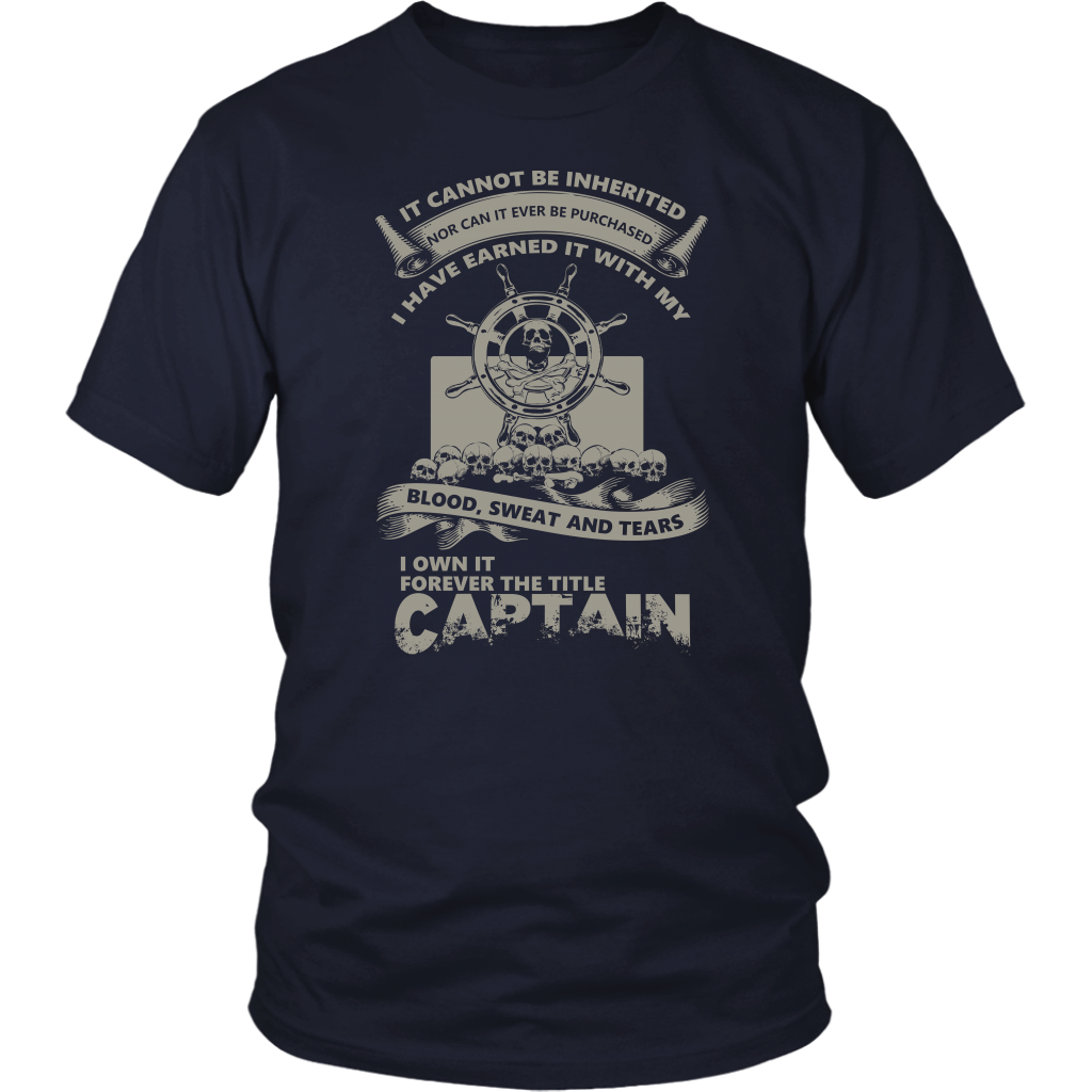 Towboat Captain Title Earned - Towboater Apparel T-Shirt