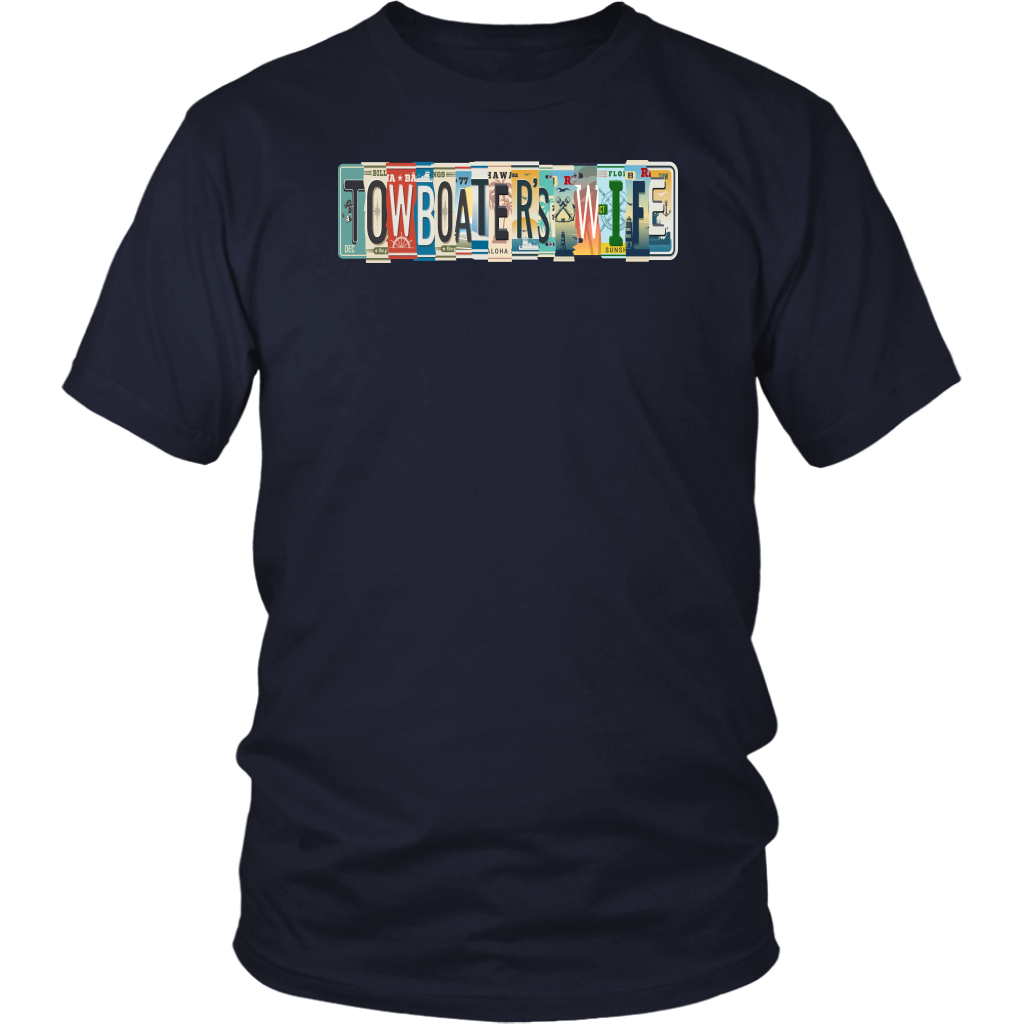 Towboater's Wife License Plate Shirt