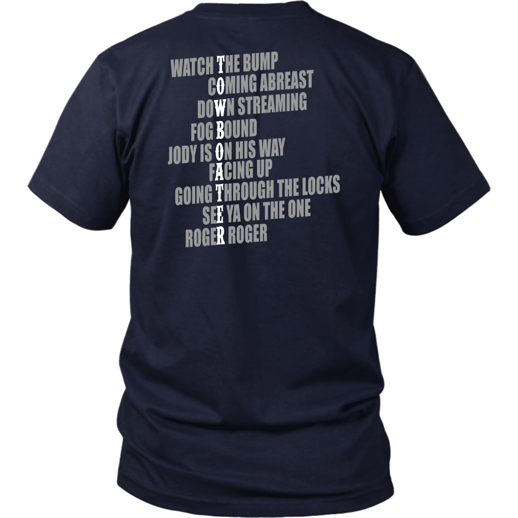 Towboaters Lingos Tees - Back design