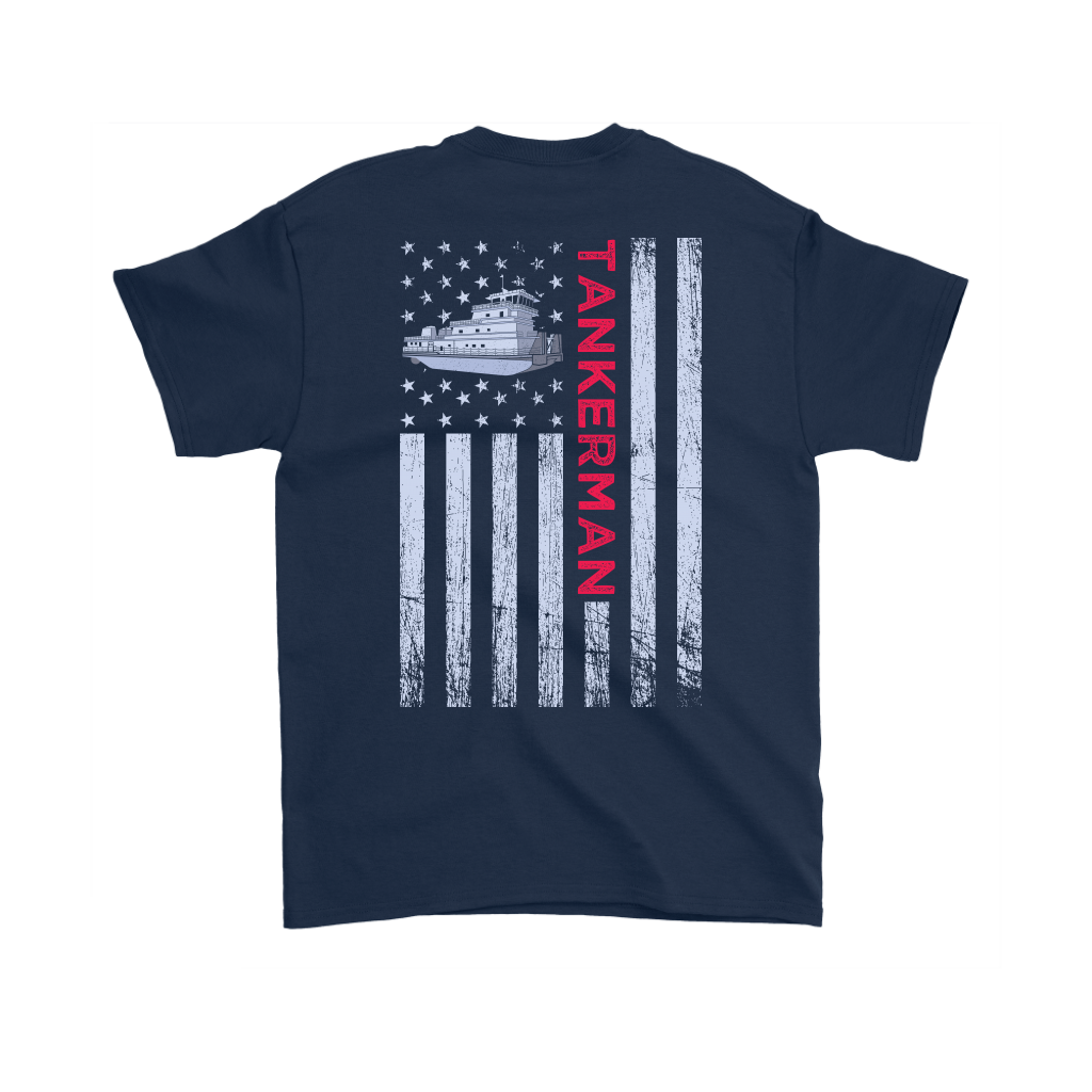 Patriotic Towboater Tankerman Shirt Design