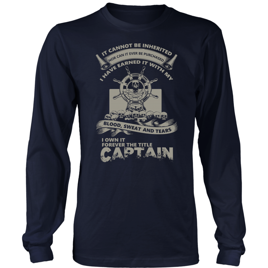 Towboat Captain Title Earned - Towboater Apparel T-Shirt