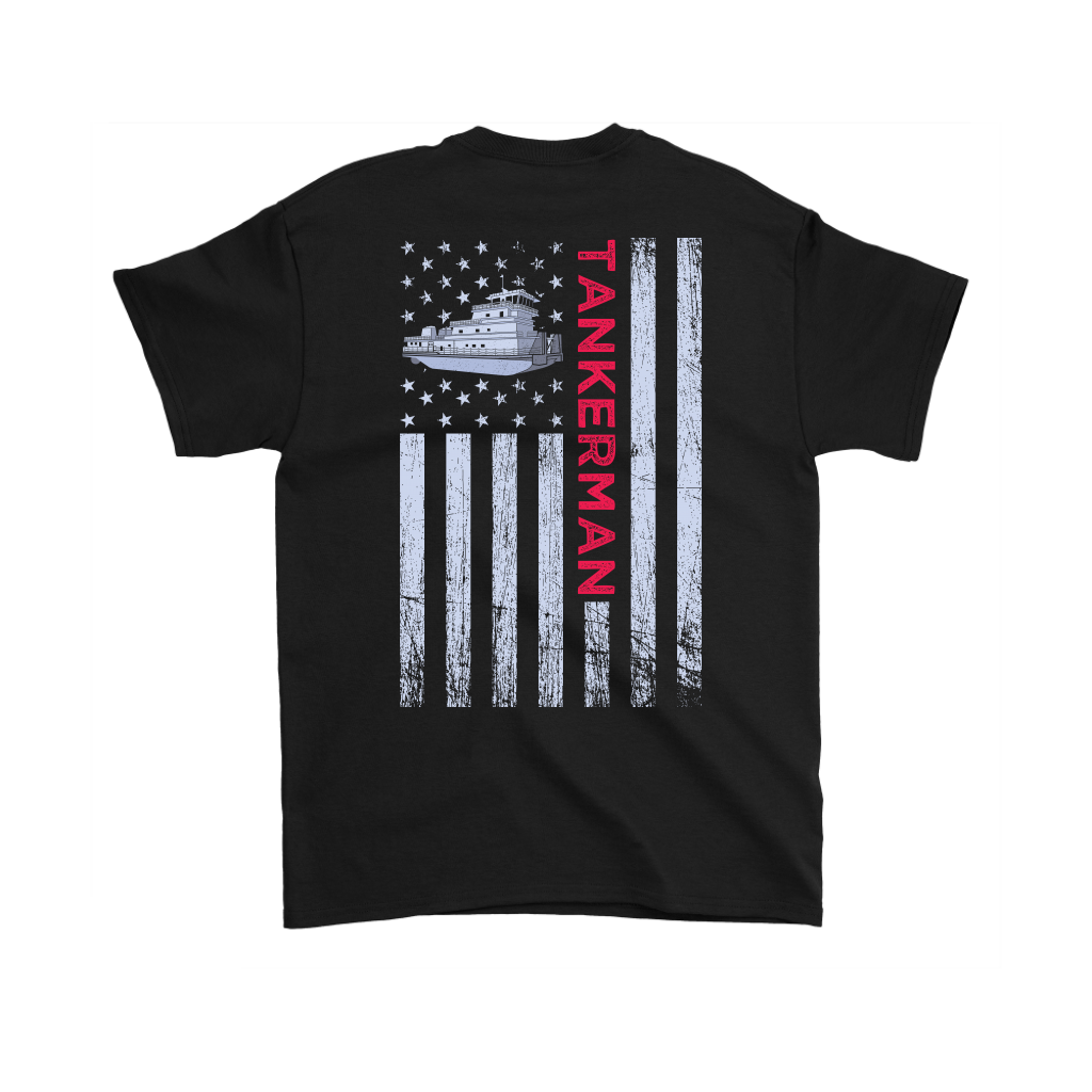 Patriotic Towboater Tankerman Shirt Design