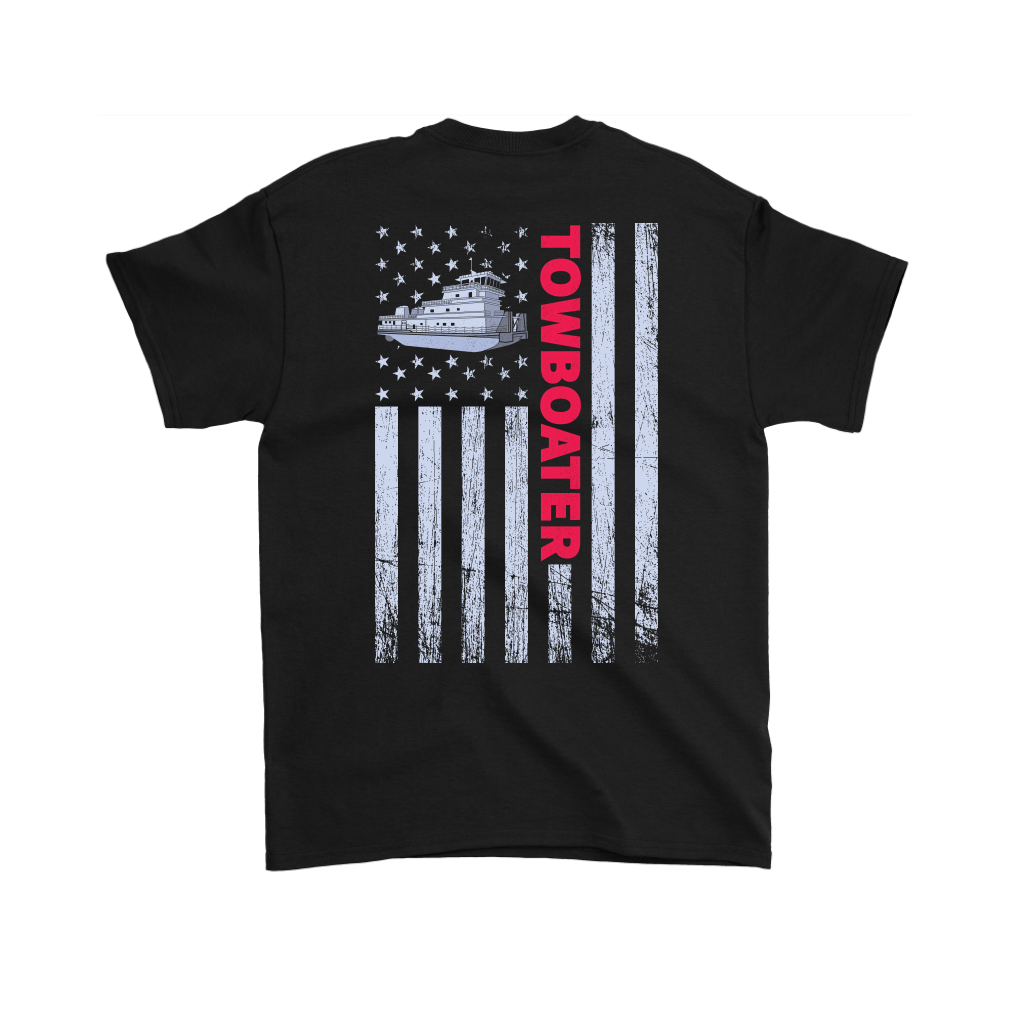 Patriotic Towboater Shirt Design - Try Stepping On This One