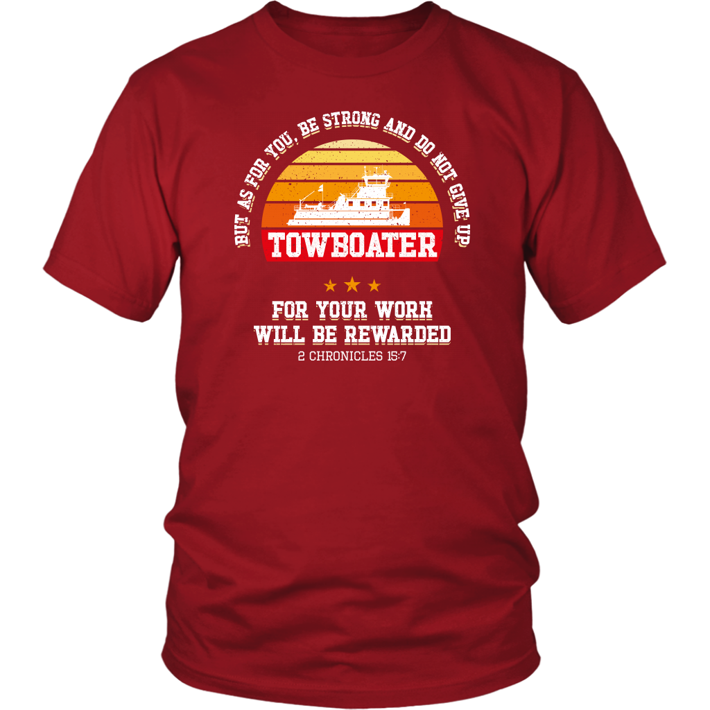 Towboater Motivational Quote Vintage Retro 2021 Tshirt