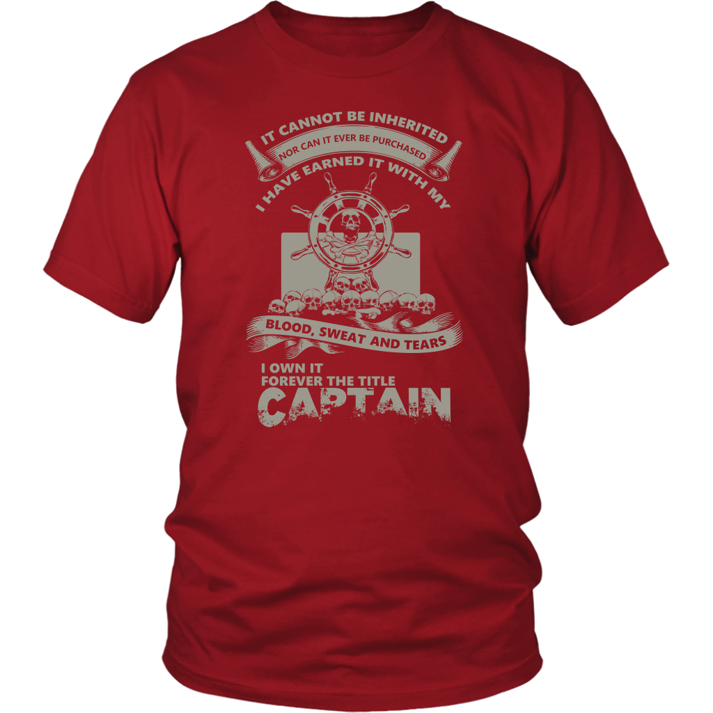 Towboat Captain Title Earned - Towboater Apparel T-Shirt
