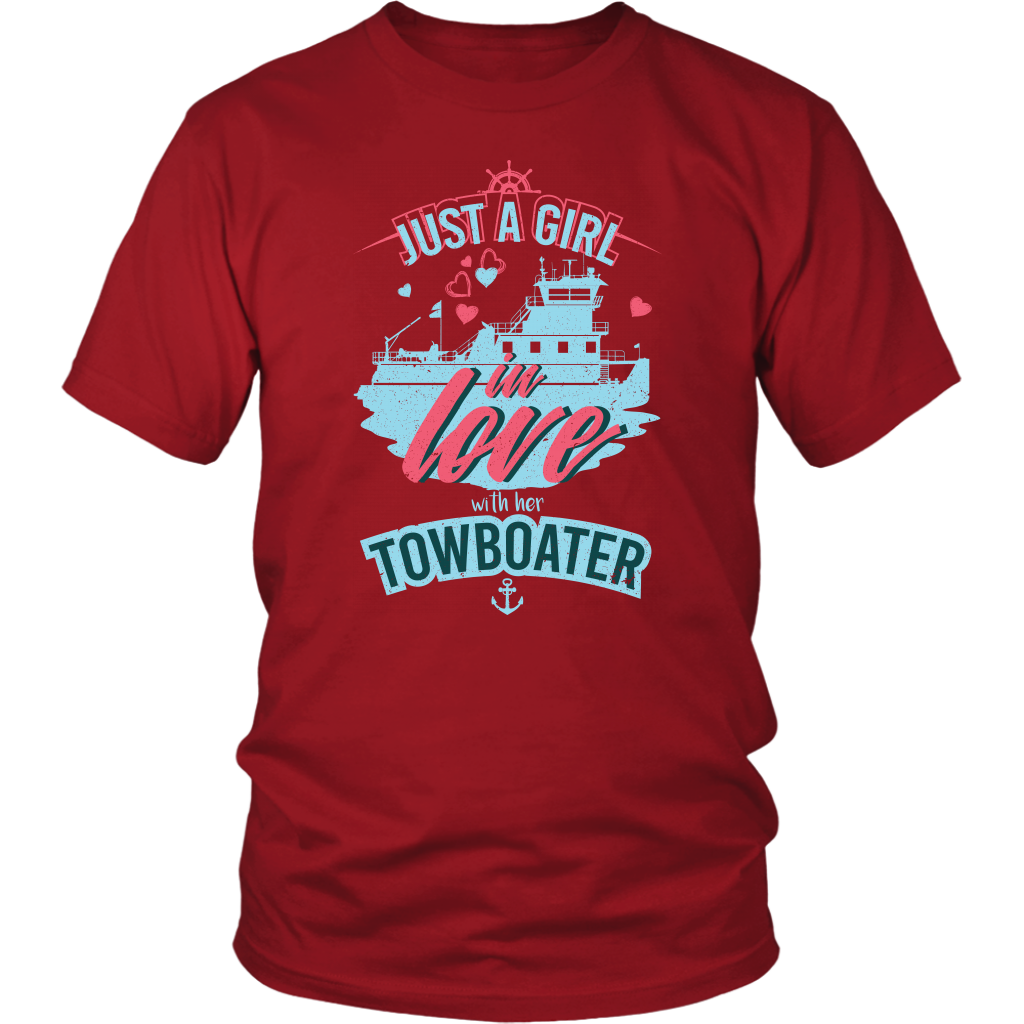 Just A Girl In Love With Her Towboater T-Shirt