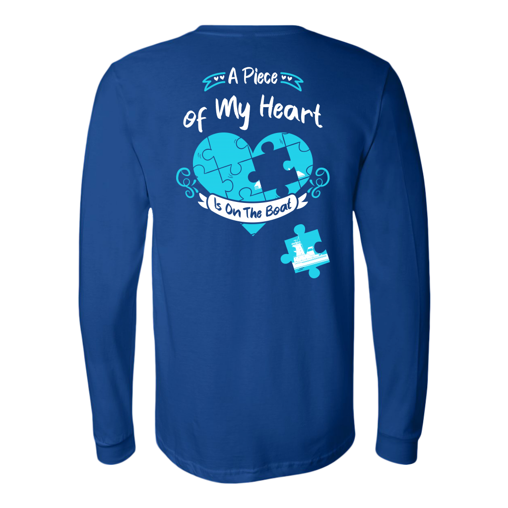 A Piece Of My Heart Is On The Boat - Towboater's Wife Longsleeve
