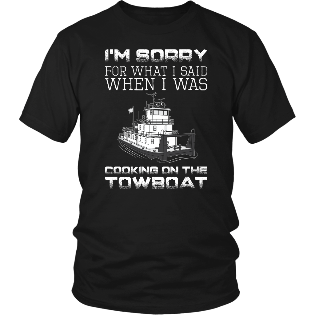 Funny Towboat Cook T-Shirt